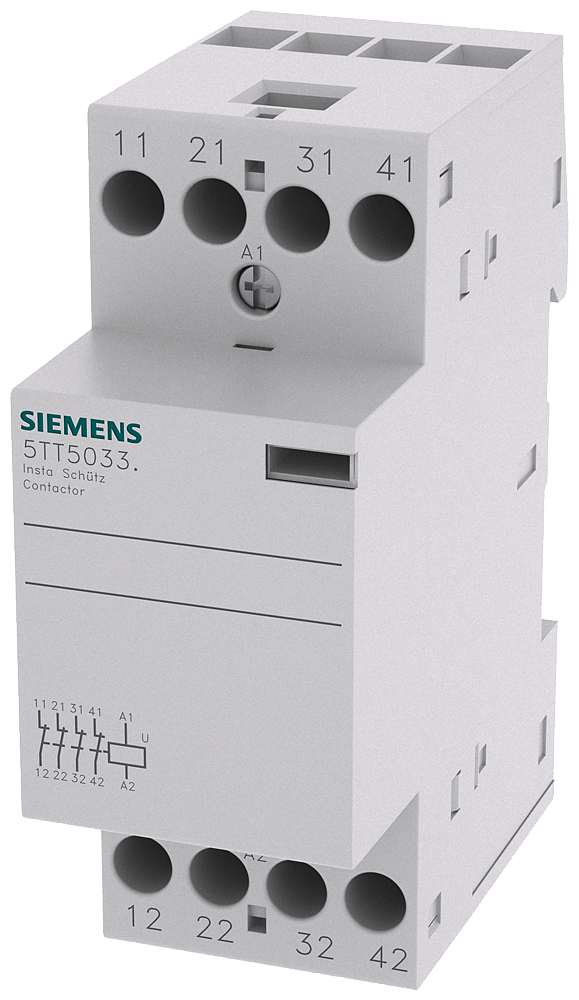 Siemens 5TT5833-0 INSTA KONTAKTÖR; KUM.GER.230V; 25A; İŞ.GER.440V; 4NC