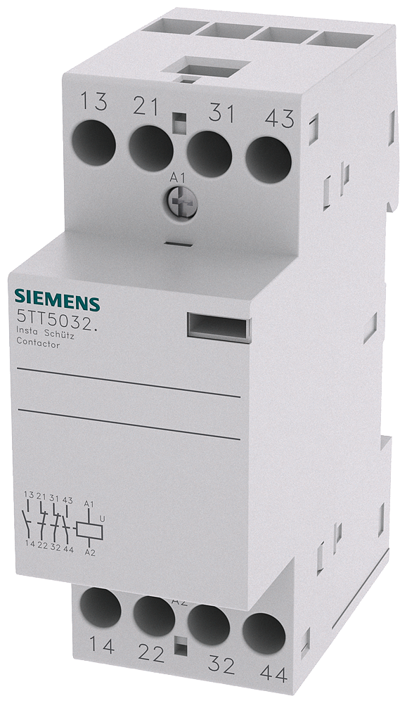 Siemens 5TT5832-0 INSTA KONTAKTÖR; KUM.GER.230V; 25A; İŞ.GER.440V; 2NO+2NC