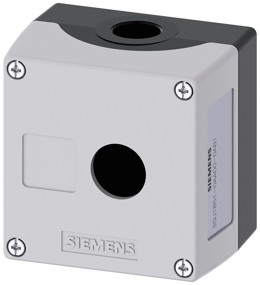 Siemens 3SU1851-0AA00-0AB1 Sirius ACT  Metal 1 delikli boş kutu