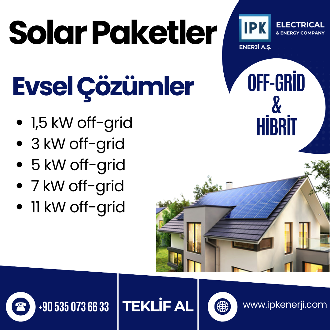 Solar Paketler Off-Grd/Hibrit