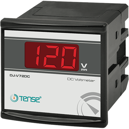 Tense (DJ-V72DC) DC Dijital Voltmetre 72x72 mm (1-300V DC)