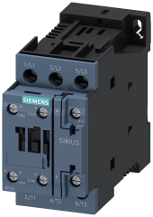 Siemens 3RT2027-1BG40 Güç kontaktörü, AC-3e/AC-3, 32 A, 15 kW / 400 V, 3 kutuplu, 125 V DC, yardımcı kontaklar: 1 NO + 1 NC, vidalı terminal, boyut: S0
