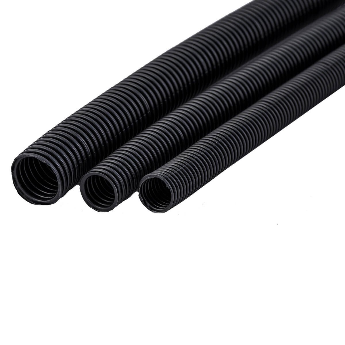 Zeybek 40 mm Spiral Boru Siyah (1 metre)