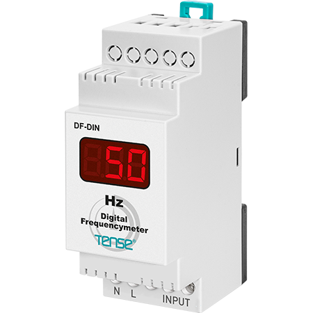 Tense (DF-DIN) Dijital Frekansmetre DIN Kutu (1- 400Hz) (15V - 500V AC)