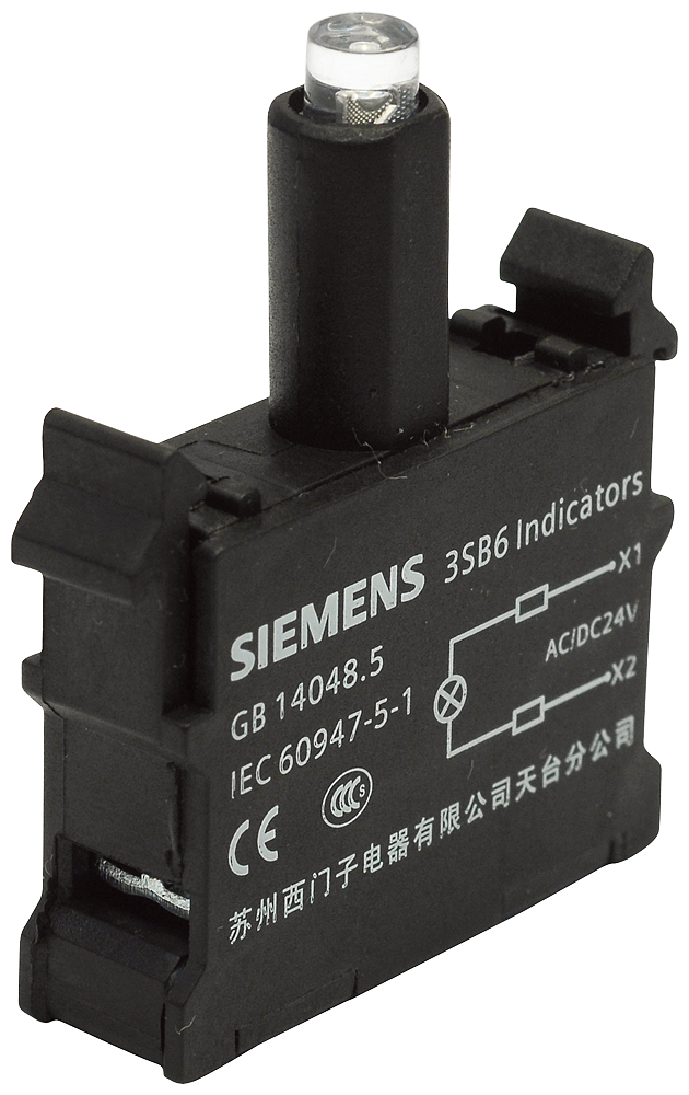Siemens 3SB6403-1BA30-1AA0 Sarı 24 V AC/DC LED