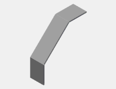 EAE 050 CTE 150 DD90° ,H50 (mm) ,A150 (mm),T2(mm)-(Kablo-Tava-Sistemleri)
