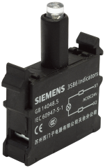 Siemens 3SB6403-1BA20-1AA0 Kırmızı 24 V AC/DC LED