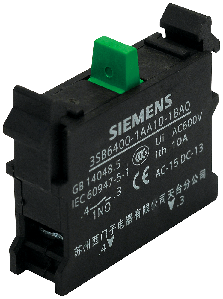 Siemens 3SB6400-1AA10-1CA0 1NC Kontak Bloğu