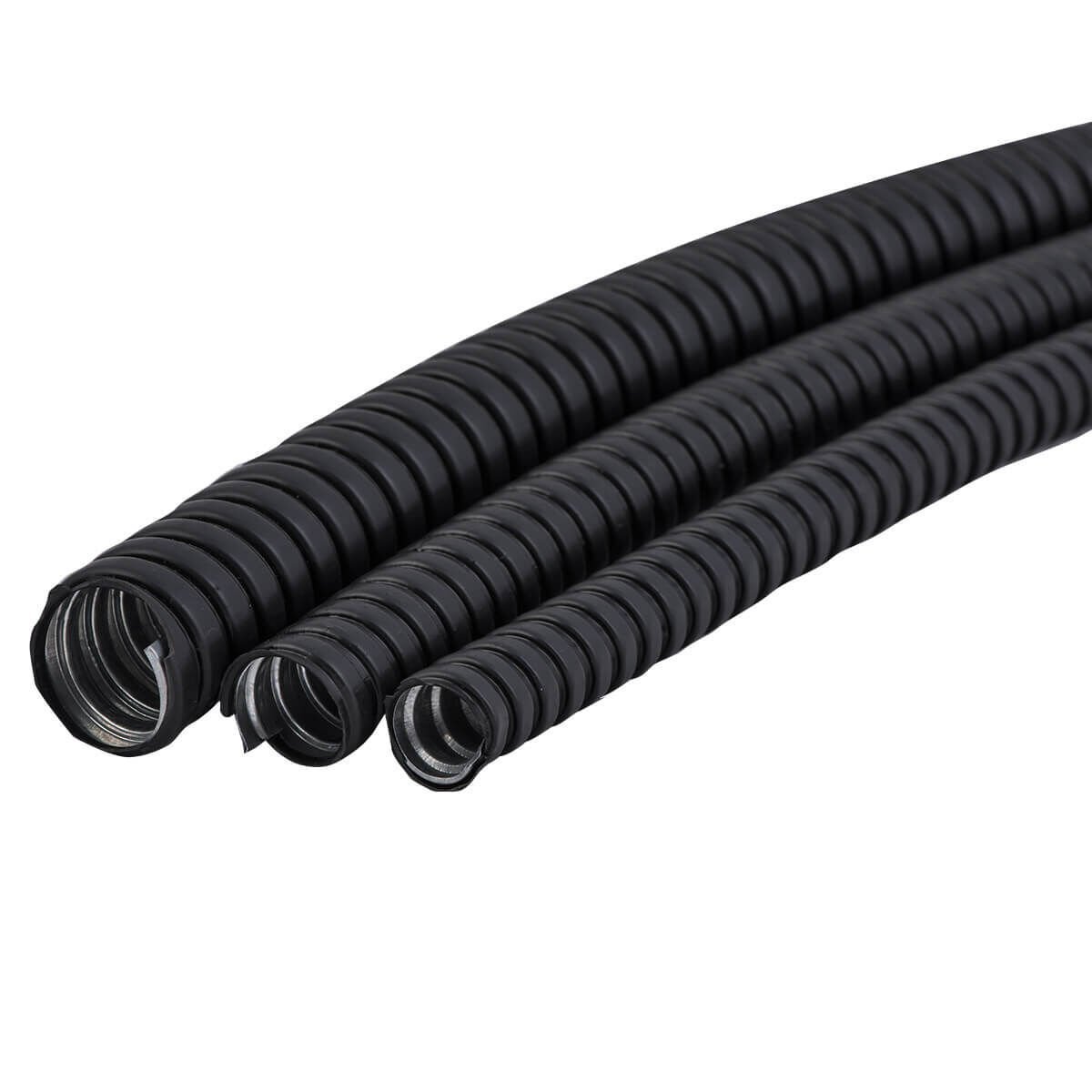 Zeybek 32 mm İzoleli Çelik Spiral Boru (1 metre)