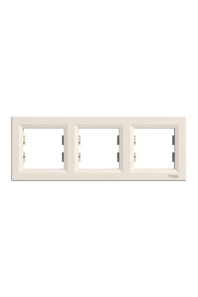 Schneider (EPH5800323) Asfora Üçlü çerçeve Yatay