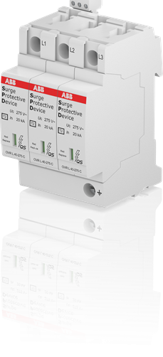 ABB 2CTB803873R2500 OVR T2 3L 40 275 P TS QS