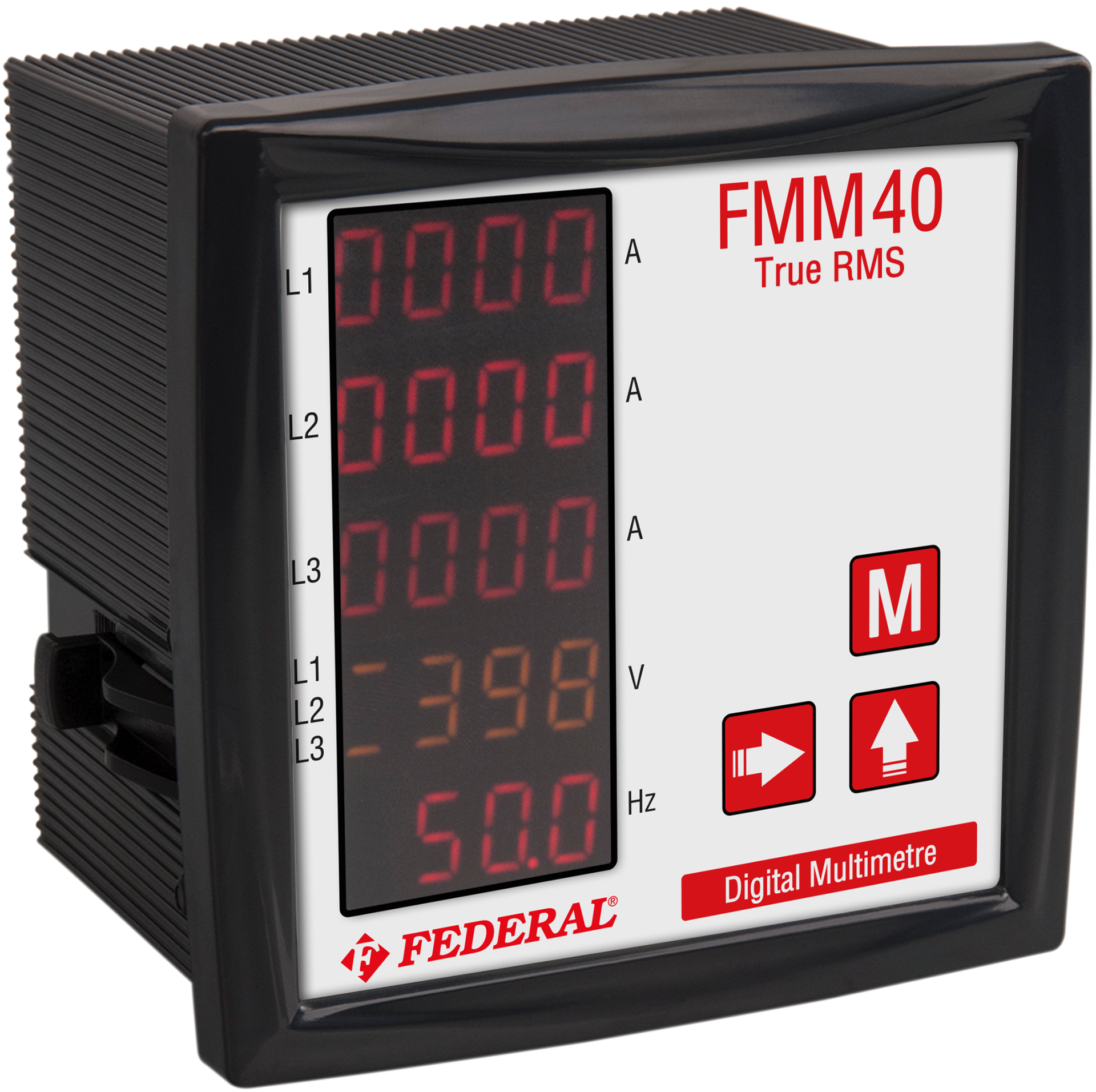 Federal MULTİMETRE FMM40 5A/300Vac CL:1 Us: 220Vac