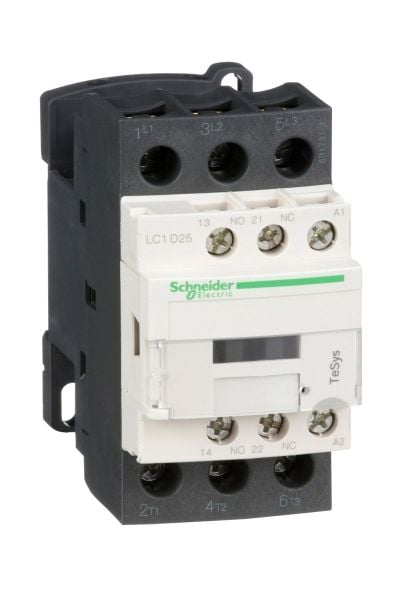 Schneider (LC1D25B7) TeSys Deca Kontaktör 3P 25A AC3 24VAC