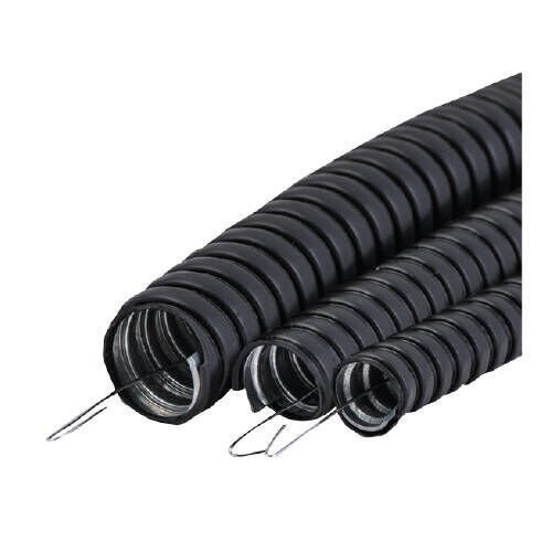Zeybek 32 mm İzoleli Çelik Spiral Boru Kılavuz Telli