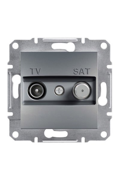 Schneider (EPH3400362) Asfora TV/SAT Priz GECISLI 8DB Çelik