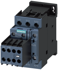 Siemens 3RT2026-1AB04 Güç kontaktörü, AC-3e/AC-3, 25 A, 11 kW / 400 V, 3 kutuplu, 24 V AC, 50 Hz, yardımcı kontaklar: 2 NO + 2 NC, vidalı terminal, boyut: S0, çıkarılabilir yardımcı anahtar