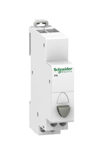 Schneider (A9E18030) iPB 1NK Kontaklı-  Tekli Butonlar, Tekli, Gri