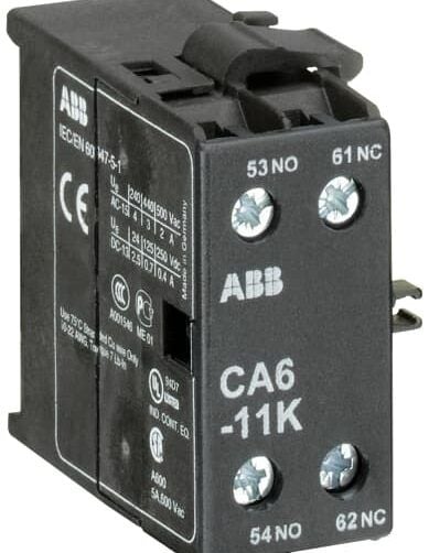 ABB GJL1201317R0001 CA6-11K Auxiliary Contact 1NO/1NC