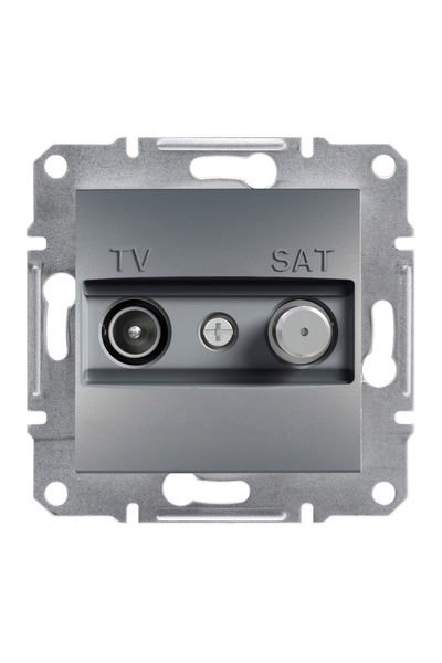 Schneider (EPH3400162) Asfora TV/SAT Priz SONLU 1DB Çelik