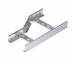 STS H60 Kablo Merdivenleri Sol Redüksiyon Dönüş Elemanı-Omega Tip