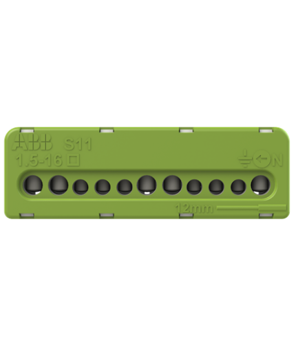 ABB 1SPE007715F0742 Terminal bloğu PE 5x16mm²+6x25mm²