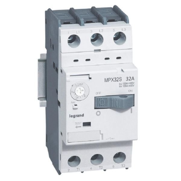 Legrand (417315) MPX³ 32S basmalı tip motor koruma şalteri 22 - 32A