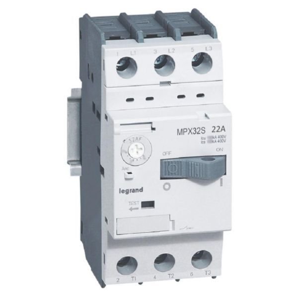 Legrand (417313) MPX³ 32S basmalı tip motor koruma şalteri 14 - 22A