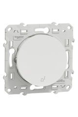 Schneider (S520246) Anahtar (zil işaretli) - Beyaz