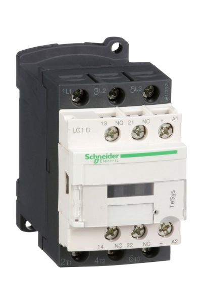 Schneider (LC1D12FD) TeSys Deca Kontaktör 3P 12A AC3 110VDC