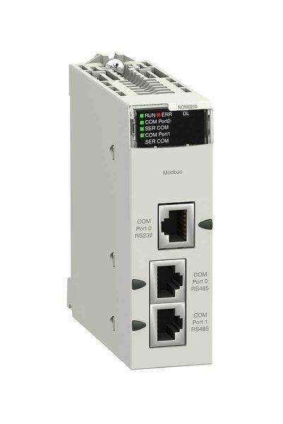 Schneider (BMXNOM0200) 2 Seri portlu RS232 &RS485 Haberleşme Modülü