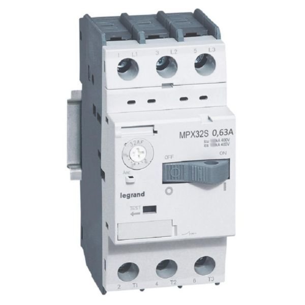 Legrand (417303) MPX³ 32S basmalı tip motor koruma şalteri 0.4 - 0.63A