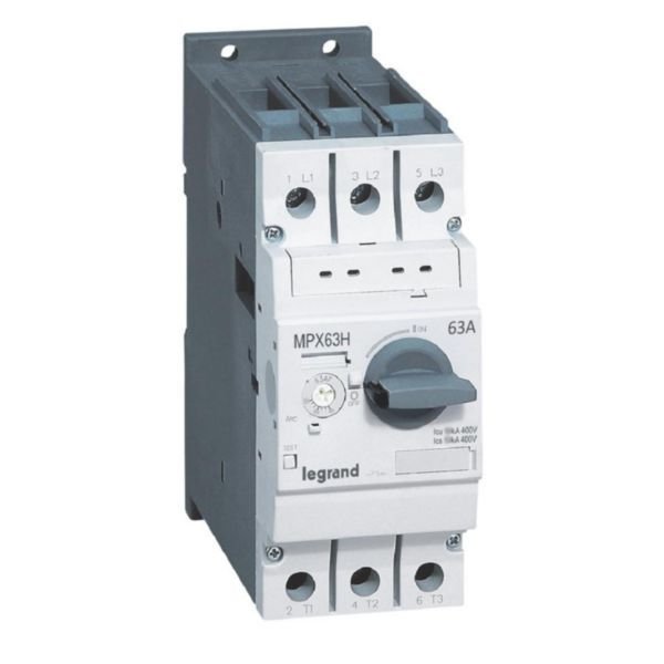 Legrand (417368) MPX³ 63H çevirmeli anahtarlı tip motor koruma şalteri In:63