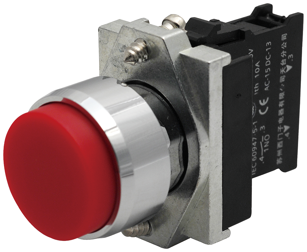 Siemens 3SB6160-0AB60-1BA0 Komple Yay Dönüşlü Butonlar Metal Beyaz 1NO