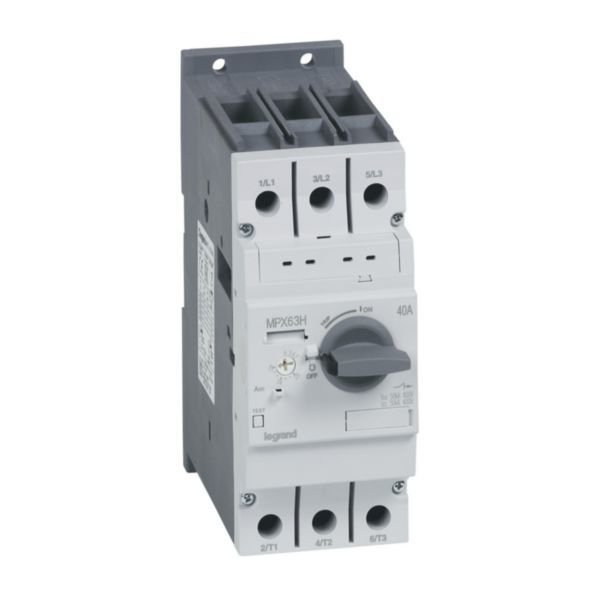 Legrand (417366) MPX³ 63H çevirmeli anahtarlı tip motor koruma şalteri In:40