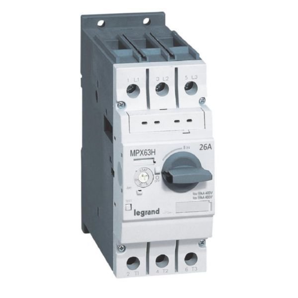 Legrand (417364) MPX³ 63H çevirmeli anahtarlı tip motor koruma şalteri In:26