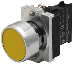 Siemens 3SB6160-0AB10-1BA0 Komple Yay Dönüşlü Butonlar Metal Siyah 1NO