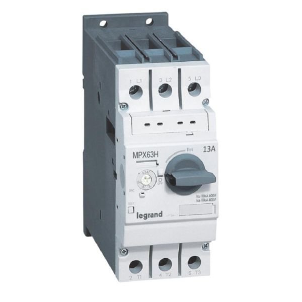 Legrand (417361) MPX³ 63H çevirmeli anahtarlı tip motor koruma şalteri In:13