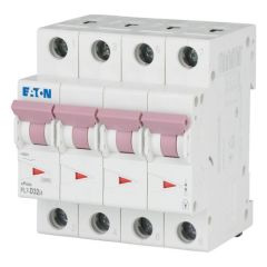 Eaton PL7-D32/4 Minyatür Devre Kesici - 10kA - D eğrisi - 4x32A (165206)