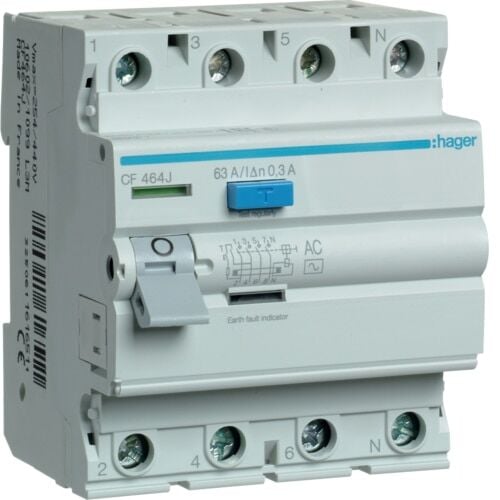RCCB 4P 63A 300mA AC