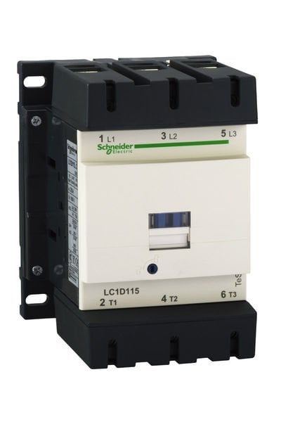Schneider (LC1D115D7) TeSys Deca Kontaktör 3P 115A AC3 42VAC