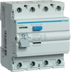 RCCB 4P 40A 300mA AC