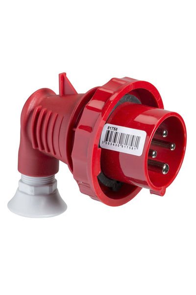 Schneider (81771) 5x32A, trifaze, 3P+N+T, IP67, VİDALI, Eğik Fiş