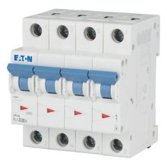 Eaton PL7-D20/4 Minyatür Devre Kesici - 10kA - D eğrisi - 4x20A (165202)