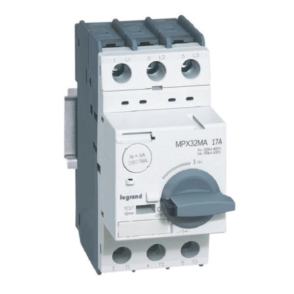 Legrand (417352) MPX³ 32MA çevirmeli tip manyetik korumalı motor koruma
