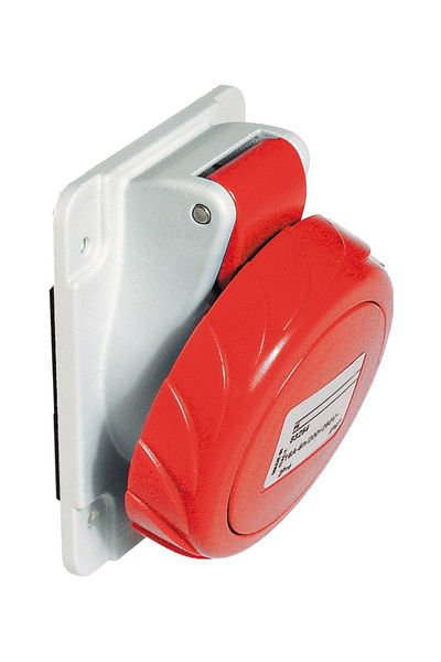 Schneider (81295) 5x125A, trifaze, 3P+N+T, IP67, VİDALI, Eğik Makine Prizi