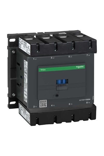 Schneider (LC1D115004ED) TeSys Deca Kontaktör 4P 200A AC1 48VDC 4NA