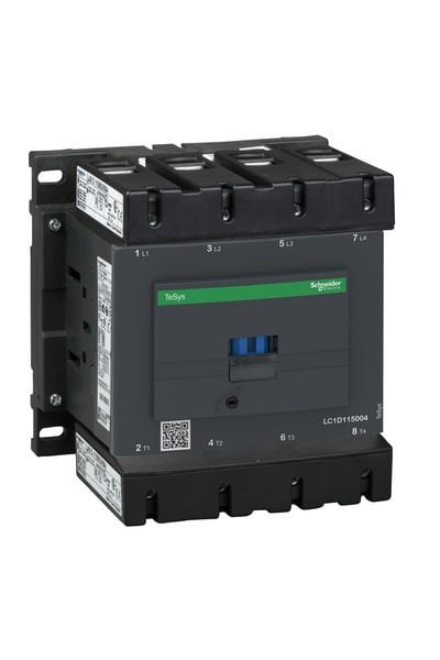 Schneider (LC1D115004BD) TeSys Deca Kontaktör 4P 200A AC1 24VDC 4NA