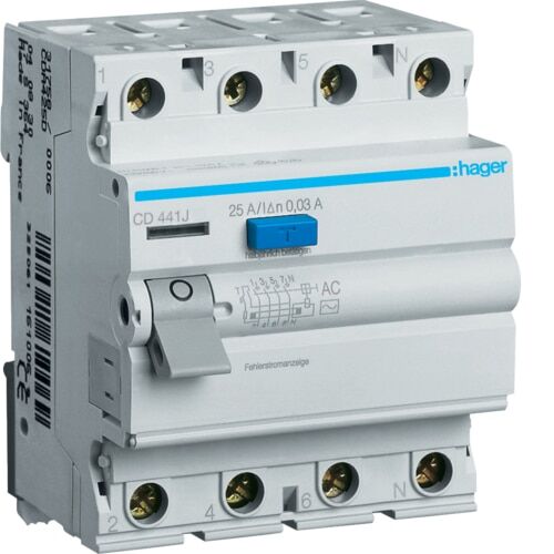 RCCB 4P 40A 30mA AC