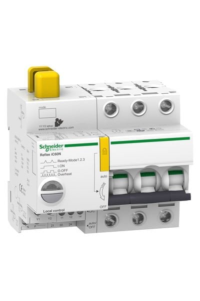 Schneider (A9C62325) Reflex iC60N 3P 25A C Eğrisi