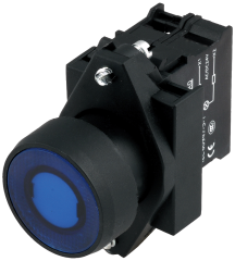 Siemens 3SB6110-4AL11-1NA0 Komple Kilitli Mandal Butonlar Plastik Kalıcı 1-0-2 1NO/1NO